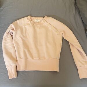 Pink long sleeve crew-neck sweater